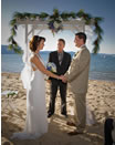 beach wedding lake tahoe